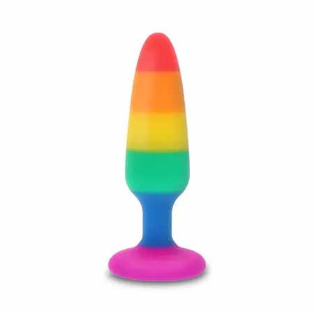 TOYJOY Pride Twink Silikonski Čep Duga 8.5 cm Srednja Veličina