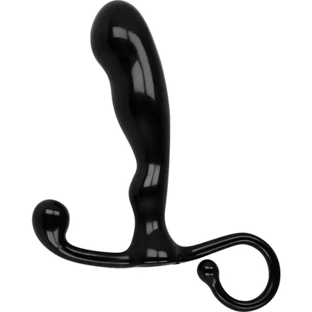 OHMAMA Intimate Plug with Ring 11.5 cm - Soft Ergonomic Silicone Black