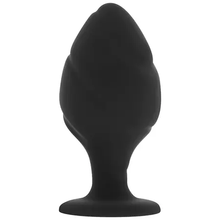 OHMAMA Silicone Intimate Plug L 9cm - Medical Grade, Ergonomic, Black