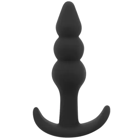 OHMAMA Silicone Intimate Plug 9.5 cm - Ergonomic, Hypoallergenic, Black