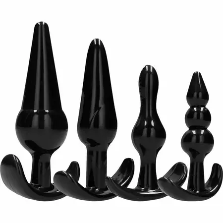 Addicted Toys Set od 4 fleksibilna intimna čepa - Silikon bezbedan za telo
