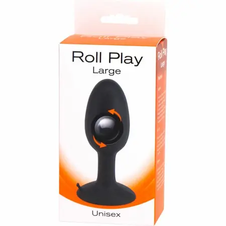 Seven Creations Roll Play Silikonski čep Veliki 12x4cm Crni