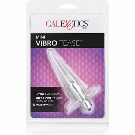 CalExotics Mini Vibro Tease Clear Intimate Vibration Device 10 cm