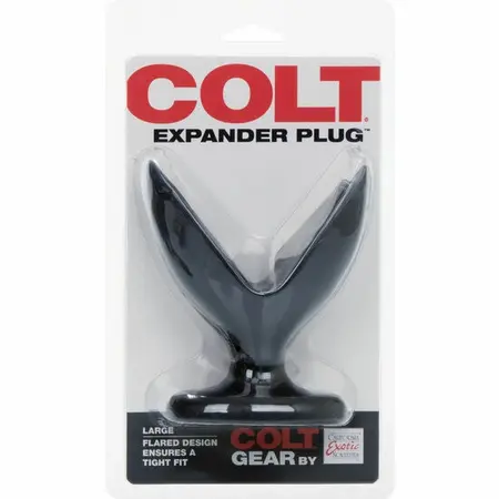 CalExotics COLT Expander čep Veliki Crni - Fleksibilni TPR sistem 16x6cm