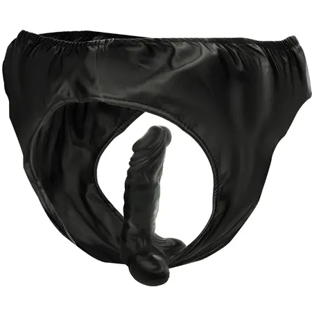 Darkness Intimni set - PU kožne gaćice sa zamenljivim dodacima, One Size