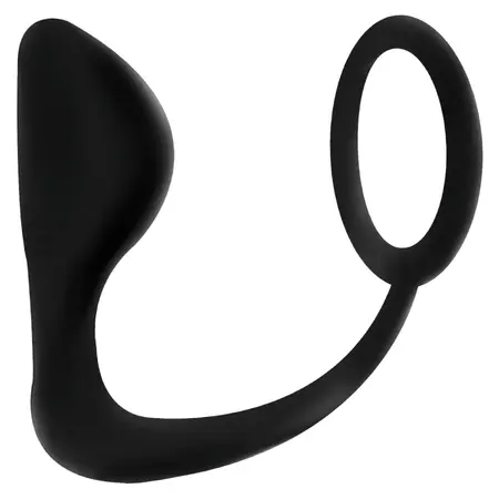 Addicted Toys Intimni čep sa crnim potpornim prstenom 10cm TPR