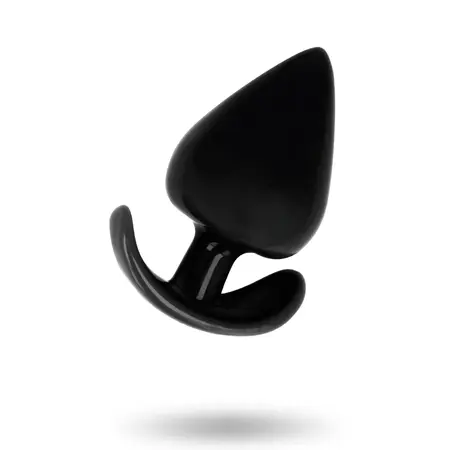 Addicted Toys Intimni konusni čep 6.5cm - Fleksibilni ergonomski dizajn, Crni
