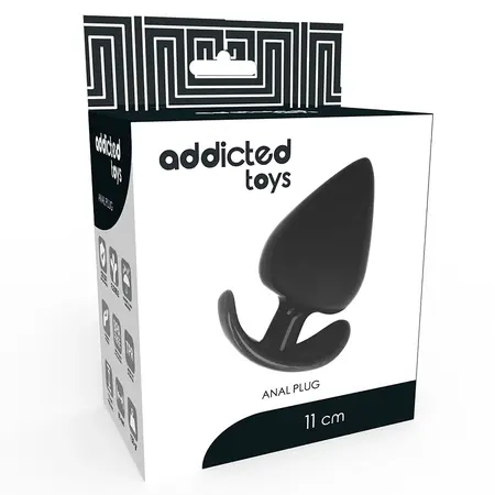 Addicted Toys Silikonski konusni model 11 cm - Fleksibilni ergonomski čep