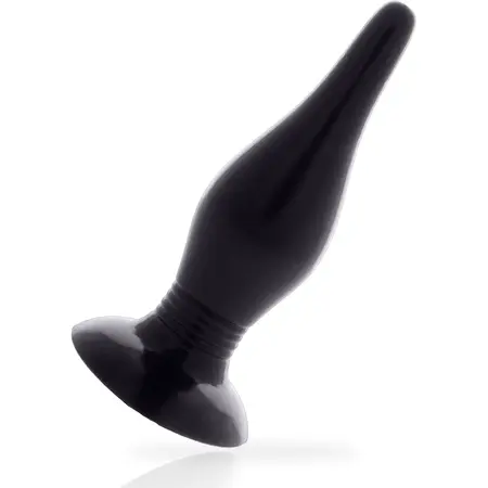 Addicted Toys Čep Crni 14.5 cm - Fleksibilni TPR model