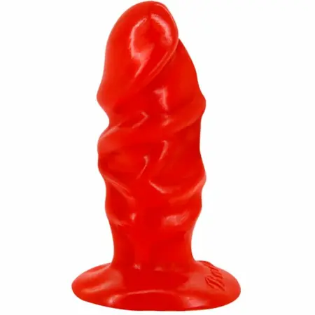 Baile Unisex Plug Model Red Suction Cup Flexible Anatomical Design