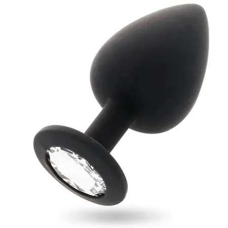 Intense Shelki L Plug Black - Medical Silicone, Ergonomic, 9.2 cm