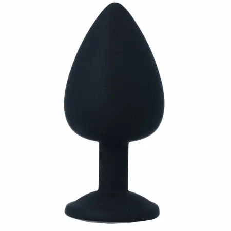 Intense Shelki L Plug Black - Medical Silicone, Ergonomic, 9.2 cm