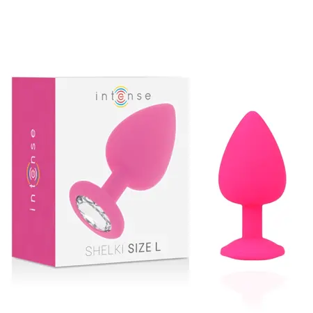 Intense Shelki L Analni Čep Fuchsia - Medicinski Silikon, 9.2 cm