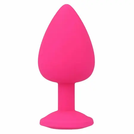 Intense Shelki L Analni Čep Fuchsia - Medicinski Silikon, 9.2 cm