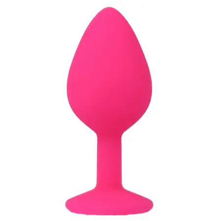 INTENSE Shelki M Silikonski Čep Fuchsia 8 cm - Udobnost i Elegancija