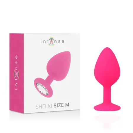 INTENSE Shelki M Silikonski Čep Fuchsia 8 cm - Udobnost i Elegancija