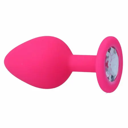 INTENSE Shelki M Silikonski Čep Fuchsia 8 cm - Udobnost i Elegancija