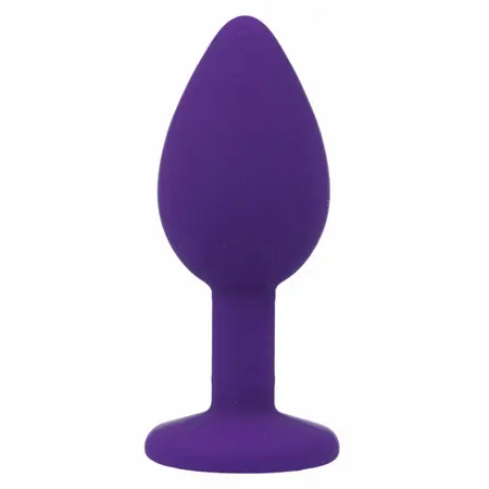 INTENSE Shelki S Lilac - Silicone Plug with Diamond-Style Base, Small