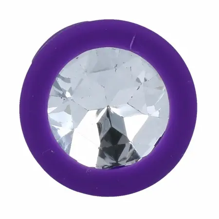INTENSE Shelki S Lilac - Silicone Plug with Diamond-Style Base, Small