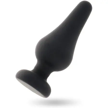 Intense Pipo L Silikonski Analni Čep Crni 13 cm - Meki Fleksibilni Dizajn