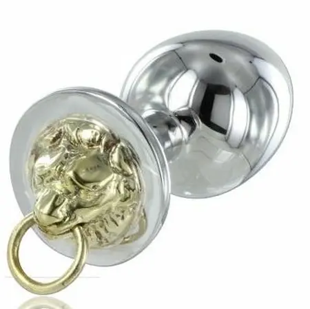 Metal Hard Čelični Čep sa Ugraviranim Tigrom i Prstenom, 4 cm Prečnika