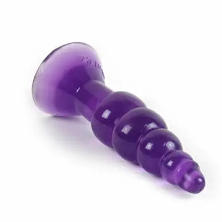 Baile Gelatina Series Intimate Plug 17cm Lilac with Suction Base