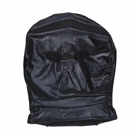 OHMAMA Fetish Hood Mask - Black, Breathable, No Mouth Opening