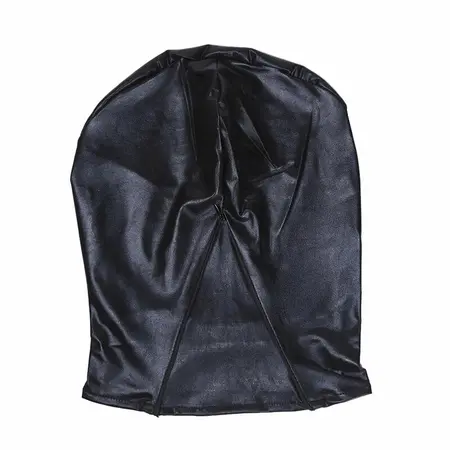 OHMAMA Fetish Hood Mask - Black, Breathable, No Mouth Opening