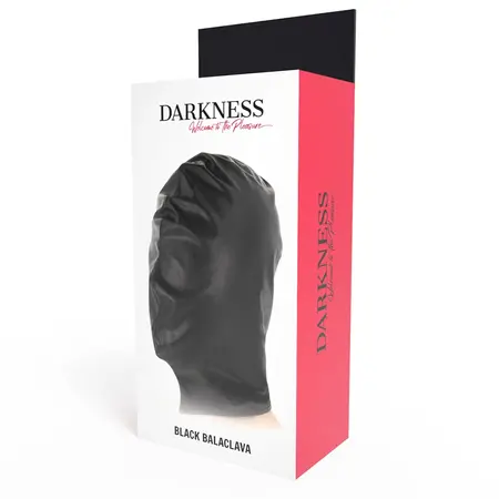 Darkness Subjugation Mask Black - Satin Sensory Hood Adjustable Fit