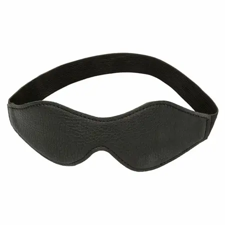 CalExotics Nocturnal Maska za Oči PVC Koža Crna - Potpuni Mrak