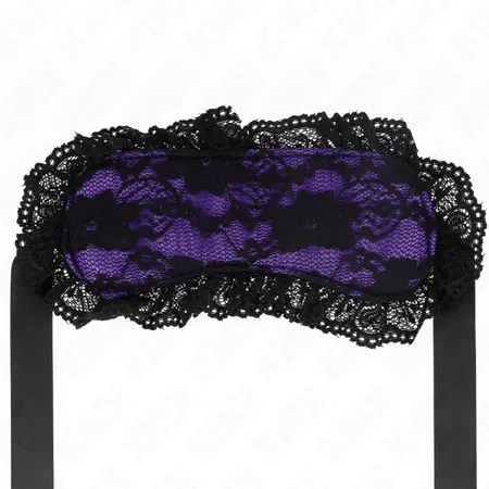 KINK Lace Bandage Model 2 - Elegant Black Lace Mask 22.5 x 11 cm