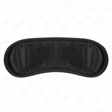 KINK Satin Adjustable Headband 19x6 cm - Versatile Black Accessory