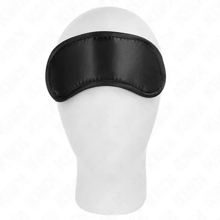 KINK Satin Adjustable Headband 19x6 cm - Versatile Black Accessory