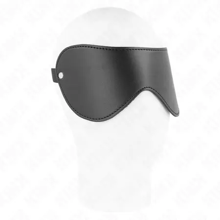 KINK Leatherette Bandage with Rivets 23x9.5cm Adjustable Black