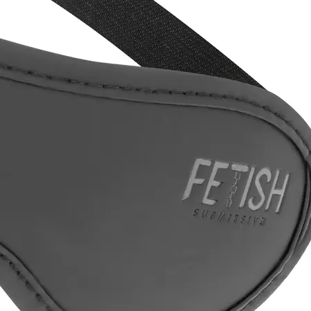 Fetish Submissive Maska od veganske kože II sa neoprenskom podstavom, podesiva