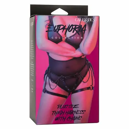 CalExotics Euphoria Premium butinski pojas plus size sa lancima