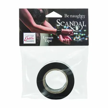 CalExotics Scandal Crna traka 15m – Samolepljivi PVC sistem za restrikciju
