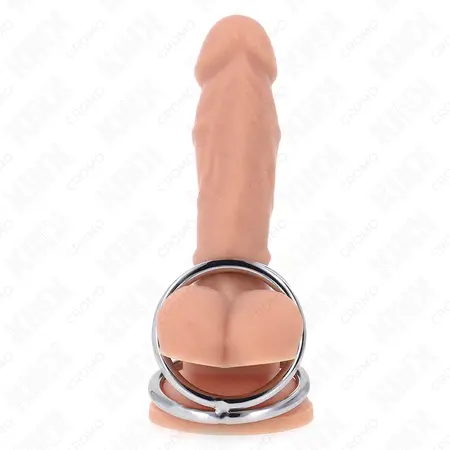 KINK Trojni set hromiranih čeličnih intimnih prstenova 3.8–5 cm, Model 2