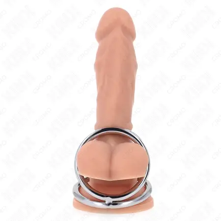 KINK Trojni set hromiranih metalnih prstenova 3.2–4.5 cm, nerđajući čelik, srebrni