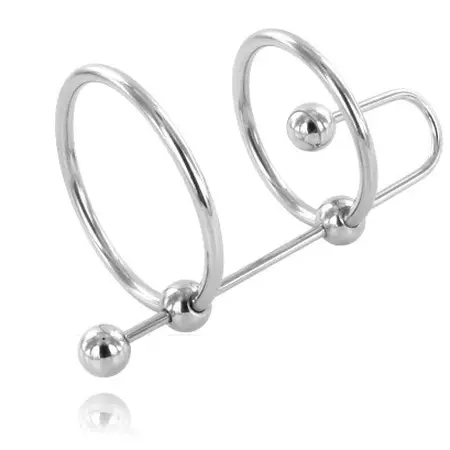 Metal Hard Čelični dvostruki prsten i uretralni sistem za zaustavljanje 28/32 mm