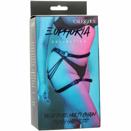 CalExotics Euphoria Plus Size Multi-Chain Adjustable Thigh Harness