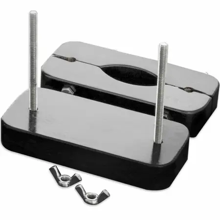 METAL HARD Adjustable Wooden Restraint Device Black 10.4x13.8cm