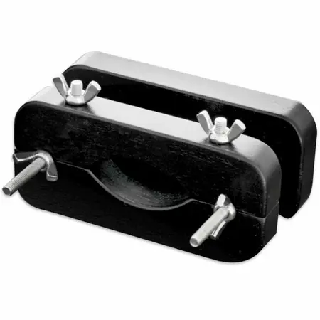 METAL HARD Adjustable Wooden Restraint Device Black 10.4x13.8cm
