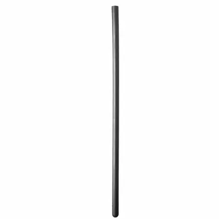 All Black Silicone Urethral Probe 24cm x 8mm - Flexible Medical-Grade Model