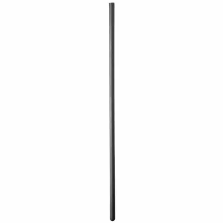 All Black Silicone Urethral Probe 6mm - Flexible Hygienic 24cm Model