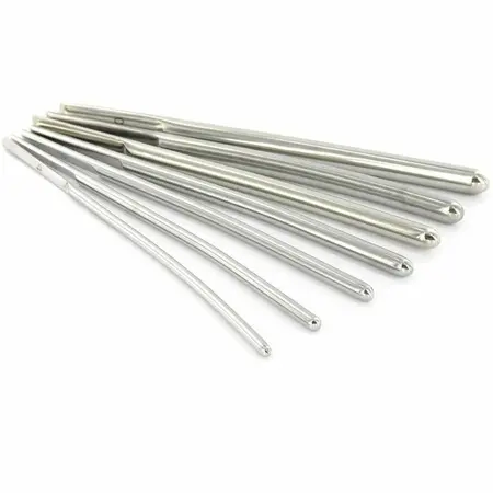 Metal Hard Steel Urethral Sound 9mm 18.2cm - Stainless Steel Device