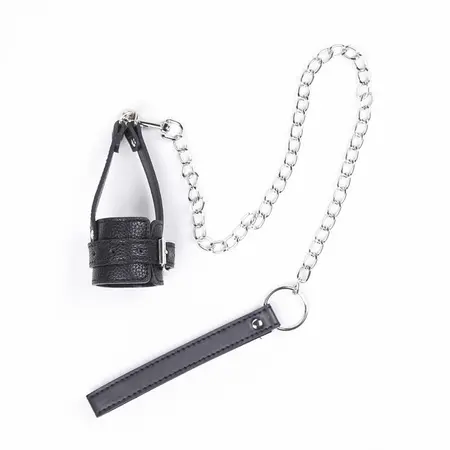OHMAMA Support Sheath with Adjustable Strap Faux Leather Black