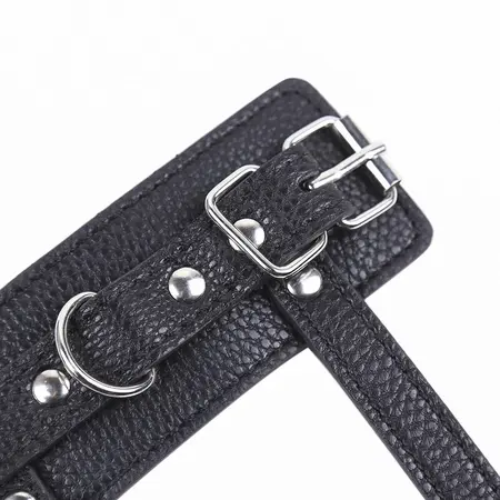 OHMAMA Support Sheath with Adjustable Strap Faux Leather Black