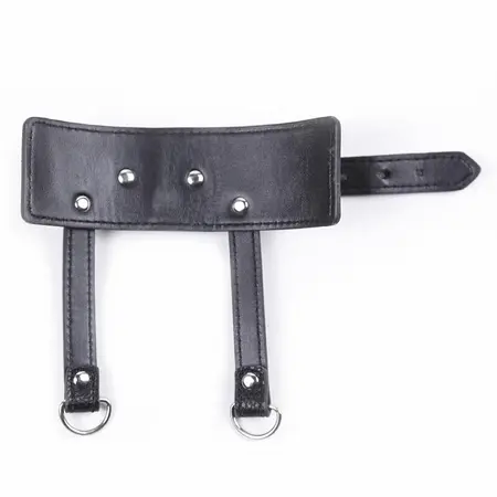OHMAMA Support Sheath with Adjustable Strap Faux Leather Black