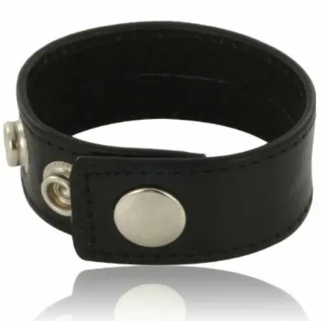 Metal Hard Leather Body Black Adjustable Intimate Strap System